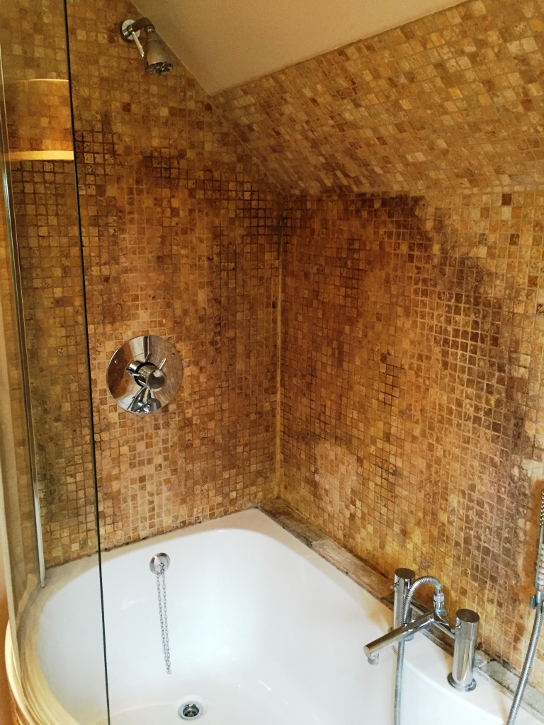 Dealing With Stained Marble Shower Tiles Stone Cleaning And
